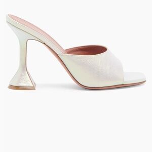 AMINA MUADDI LUPITA METALLIC SLIPPER